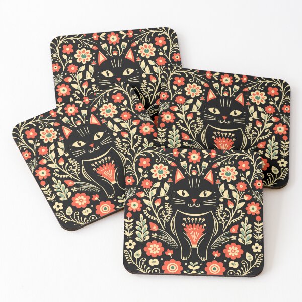 Item preview, Polish Folk Art Cat Retro designed and sold by ImprintMage.