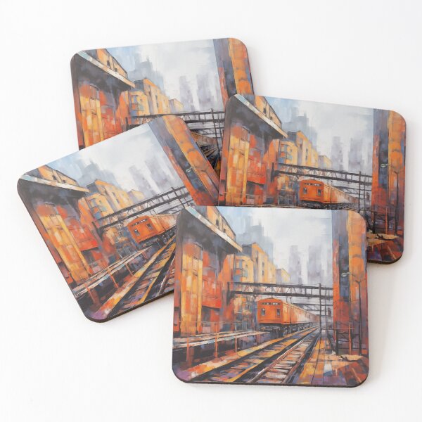 Item preview, Industrial Edge: Abstract Urban Geometry designed and sold by Moisky Art.