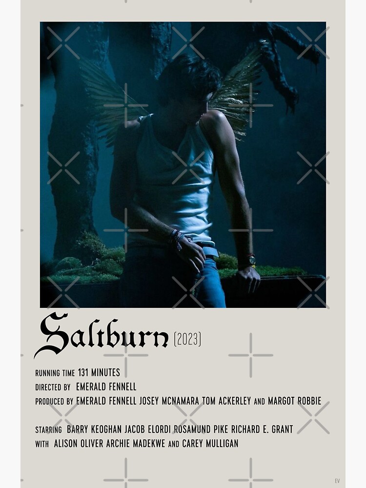 Saltburn movie poster - Jacob Elordi, Barry Keoghan - 11 x 17 inches