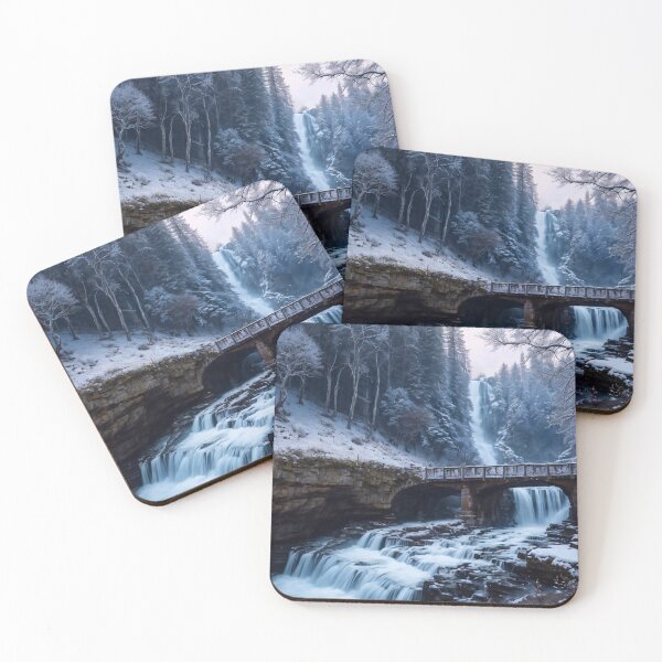 Item preview, Waterfall in winter wonderland designed and sold by M-Y-A-R-T-.