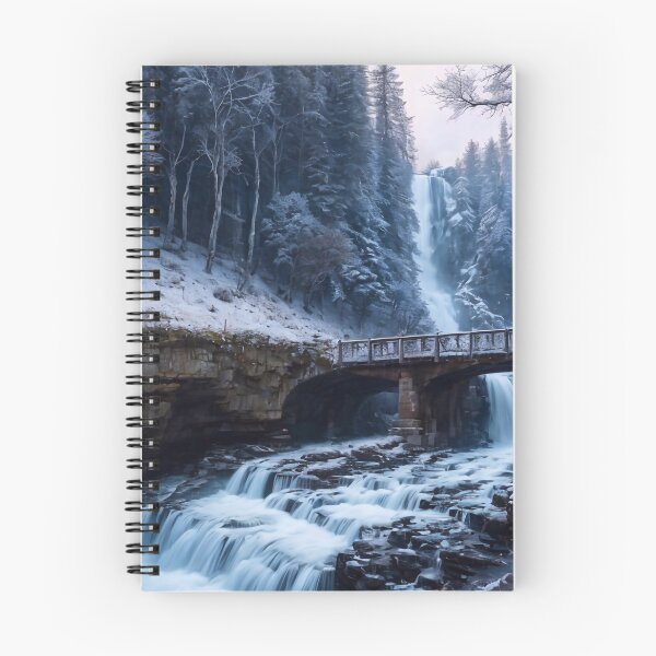 Item preview, Waterfall in winter wonderland designed and sold by M-Y-A-R-T-.