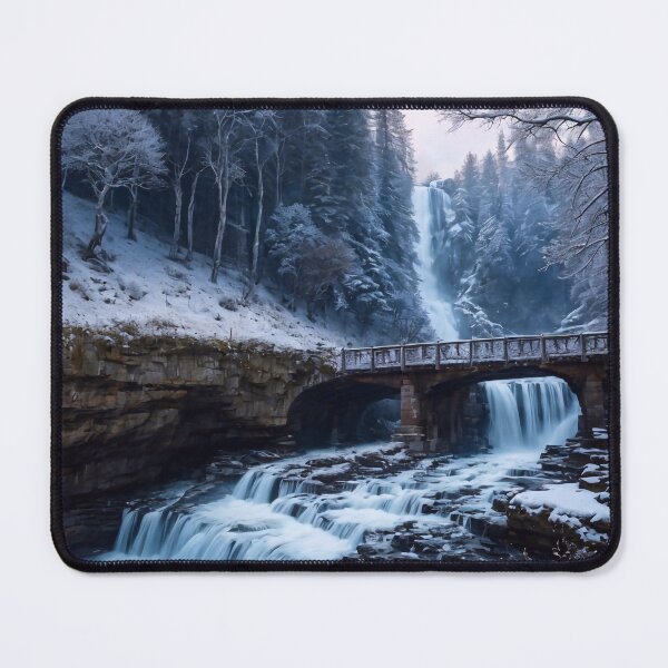 Item preview, Waterfall in winter wonderland designed and sold by M-Y-A-R-T-.
