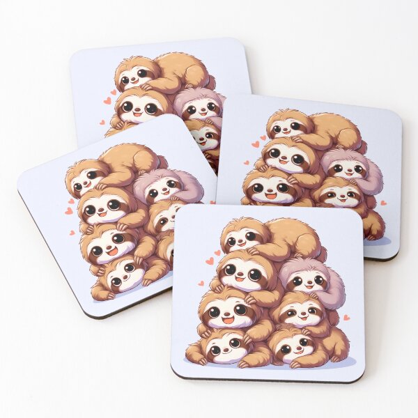 Item preview, sloths stack designed and sold by merchbysadie.