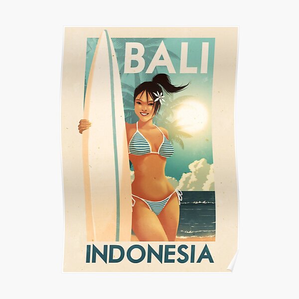 Travel Posters - Bali Indonesia Poster