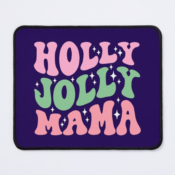 Item preview, Holly Jolly Mama Pink Retro Christmas designed and sold by hobbybox.
