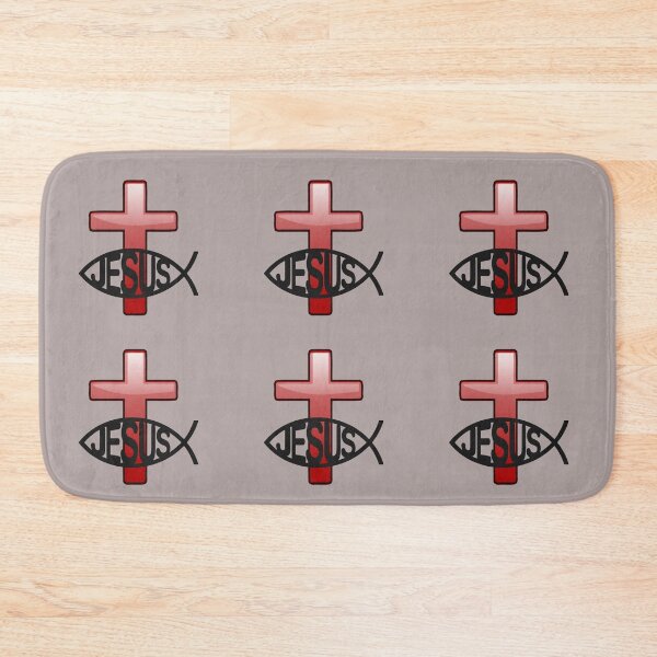 Item preview, Cross and Christian Fish (ICHTHYS) designed and sold by Tripp Art Studio.