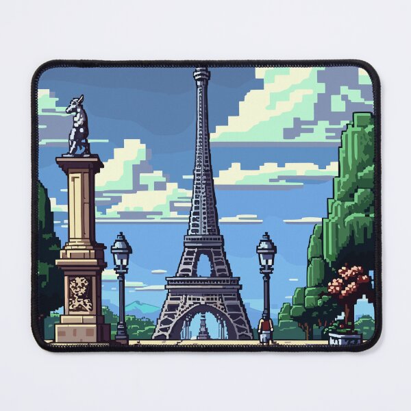 Item preview, PixelArt - Eiffel Tower designed and sold by Haramana.