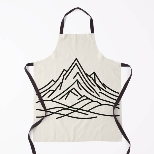 Item preview, Minimalist abstract line art mountain designed and sold by OutdoorMemories.