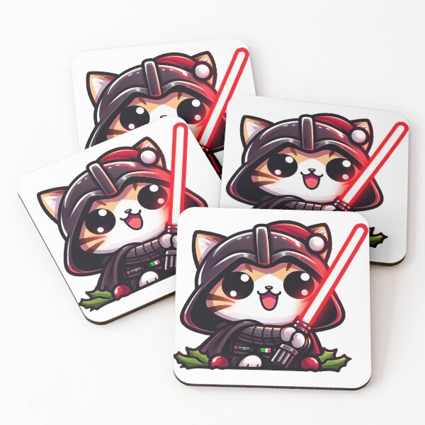 Item preview, Christmas Sith Cat with Lightsaber designed and sold by Wrathicus.