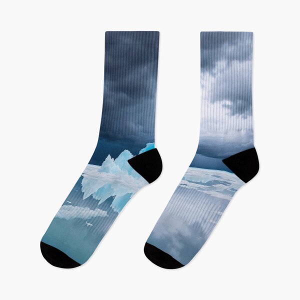 Item preview, Ice glaciers floating on the sea designed and sold by M-Y-A-R-T-.