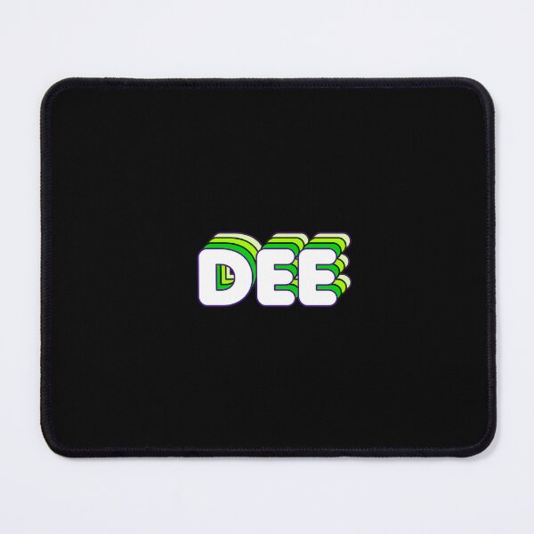 Item preview, Green Layers Dee Name Label (Black) designed and sold by NormadWorld.