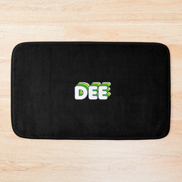 Item preview, Green Layers Dee Name Label (Black) designed and sold by NormadWorld.