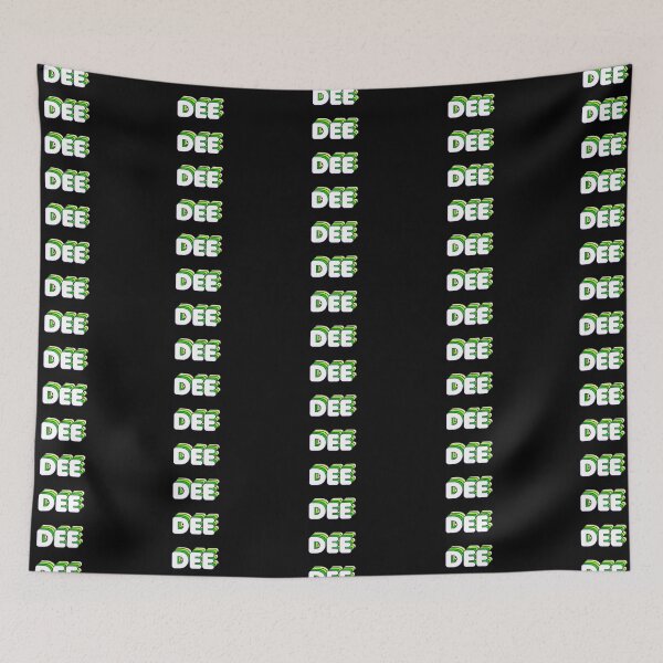Item preview, Green Layers Dee Name Label (Black) designed and sold by NormadWorld.