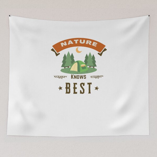 Item preview, Nature knows best camping hiking designed and sold by BreadnButter97.