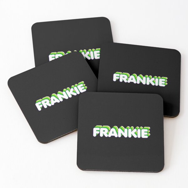 Item preview, Green Layers Frankie Name Label (Black) designed and sold by NormadWorld.