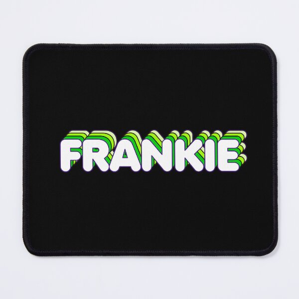 Item preview, Green Layers Frankie Name Label (Black) designed and sold by NormadWorld.