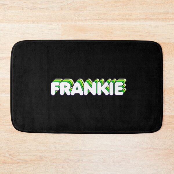 Item preview, Green Layers Frankie Name Label (Black) designed and sold by NormadWorld.