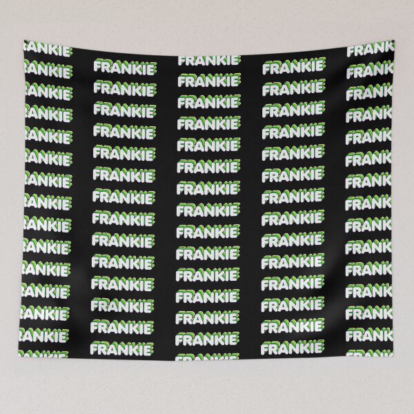 Item preview, Green Layers Frankie Name Label (Black) designed and sold by NormadWorld.
