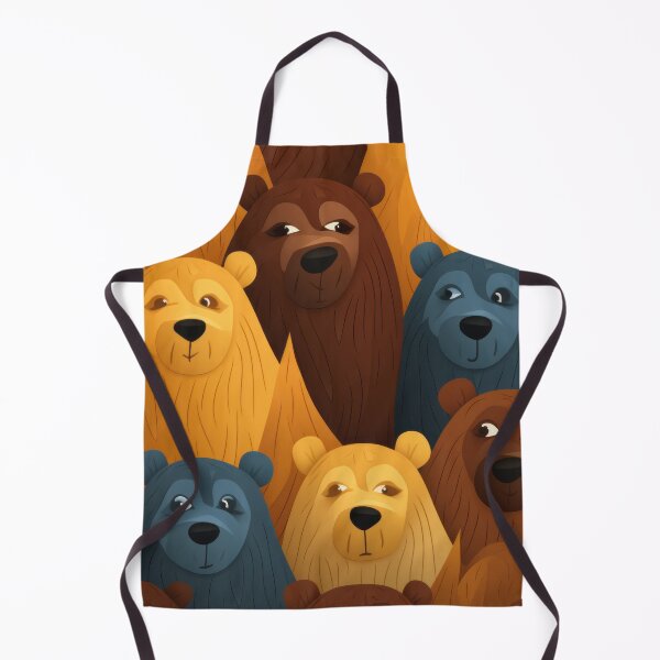 Item preview, Bear pattern design degital illustration  designed and sold by PetPalsEmporium.