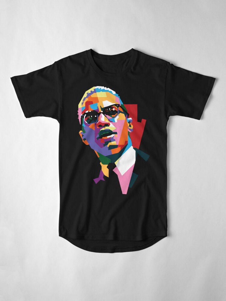 malcolm x shirt gun