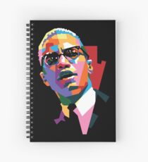 Malcolm X Spiral Notebook