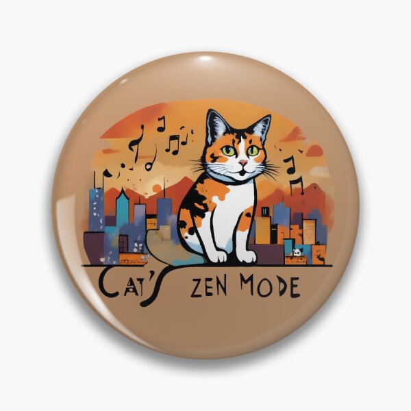 Item preview, Cat's Zen Mode designed and sold by @ndrys.