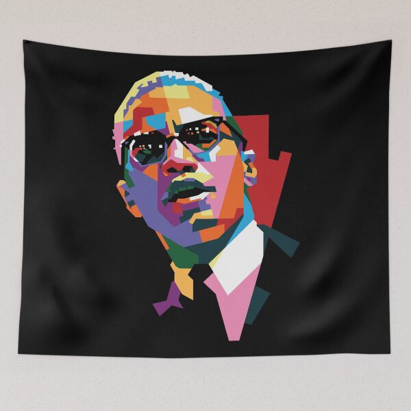 Item preview, Malcolm X designed and sold by prayitno.