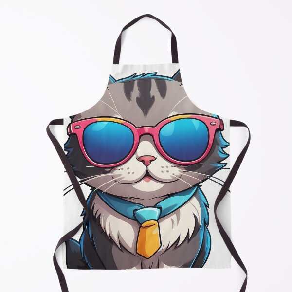 Item preview, cat wearing glasses designed and sold by wplamkung.