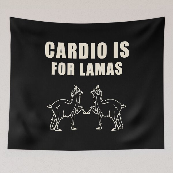 Item preview, Cardio Is For Lamas designed and sold by bettercolors.