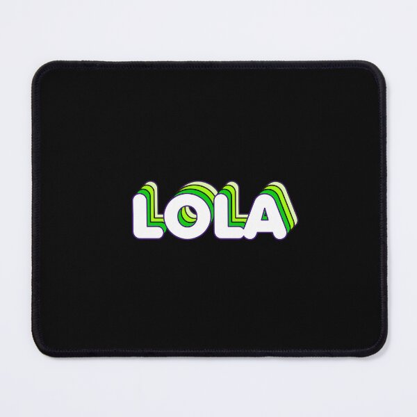Item preview, Green Layers Lola Name Label (Black) designed and sold by NormadWorld.