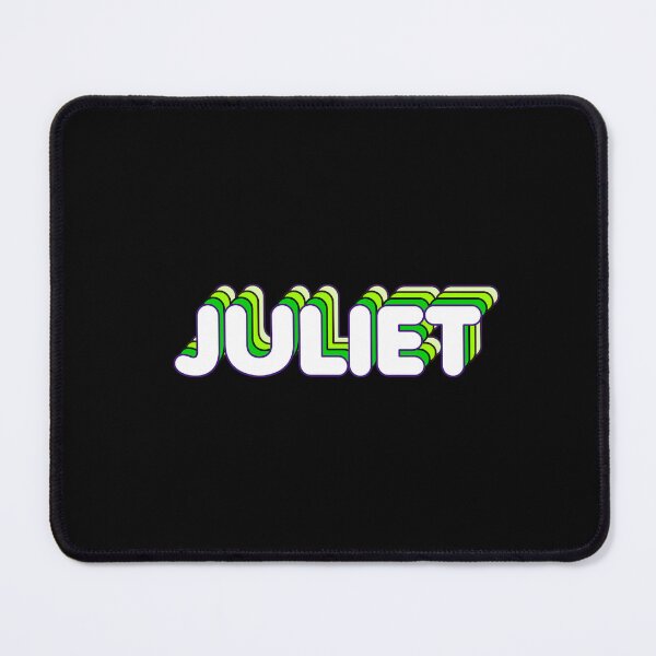 Item preview, Green Layers Juliet Name Label (Black) designed and sold by NormadWorld.