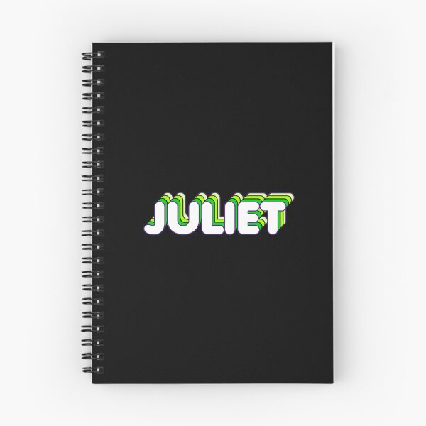 Item preview, Green Layers Juliet Name Label (Black) designed and sold by NormadWorld.