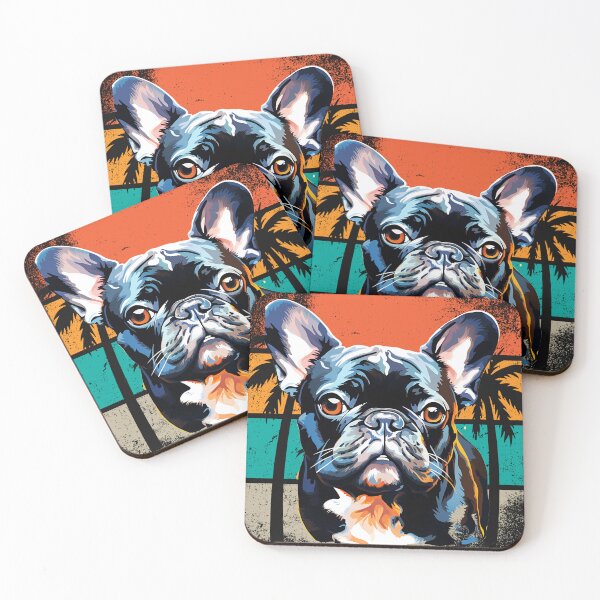 Item preview, Animal Black French Bulldog Dog, Cute Bulldog designed and sold by LucyArtDesign.