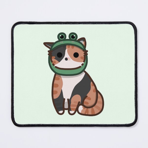 Item preview, Calico cat with forggy hat  designed and sold by Biszkompt.