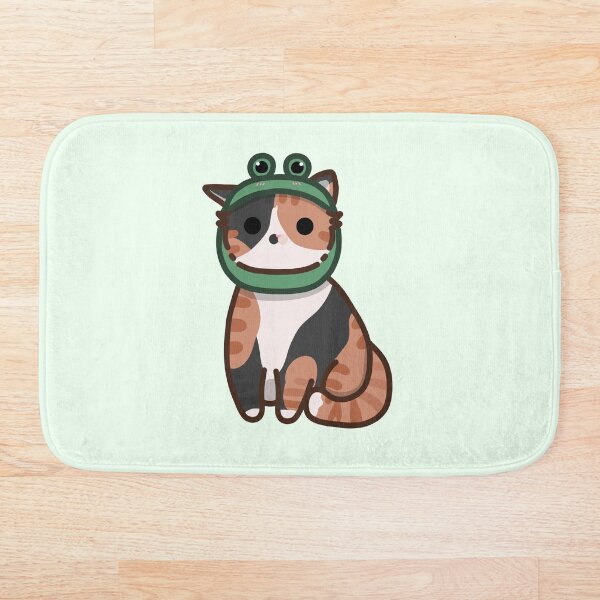 Item preview, Calico cat with forggy hat  designed and sold by Biszkompt.
