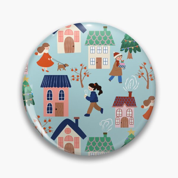 Item preview, Warm winter town  designed and sold by ByJYA.