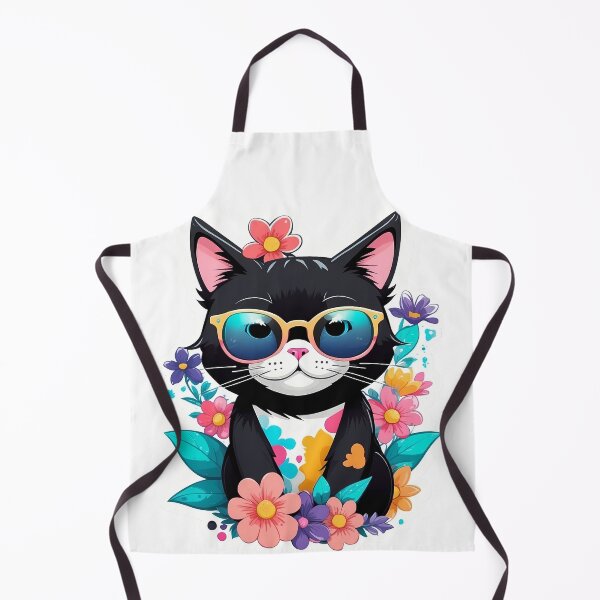 Item preview, cat wearing glasses designed and sold by wplamkung.