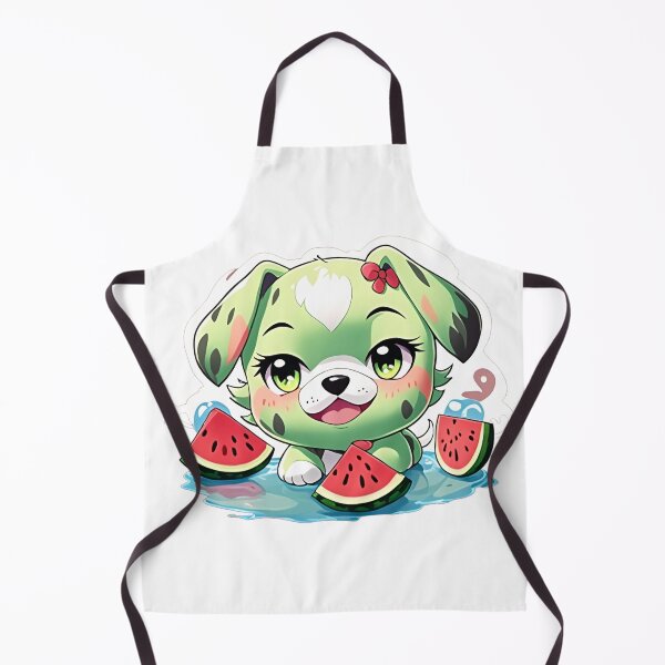Item preview, Puppy and her melon designed and sold by Feebleeona.