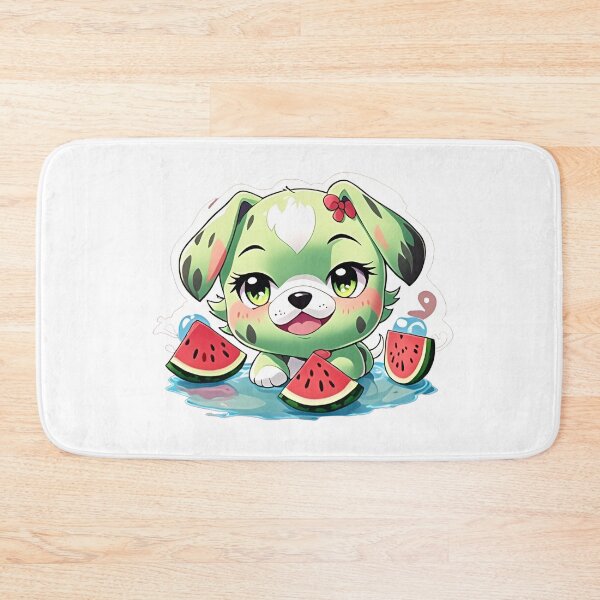 Item preview, Puppy and her melon designed and sold by Feebleeona.