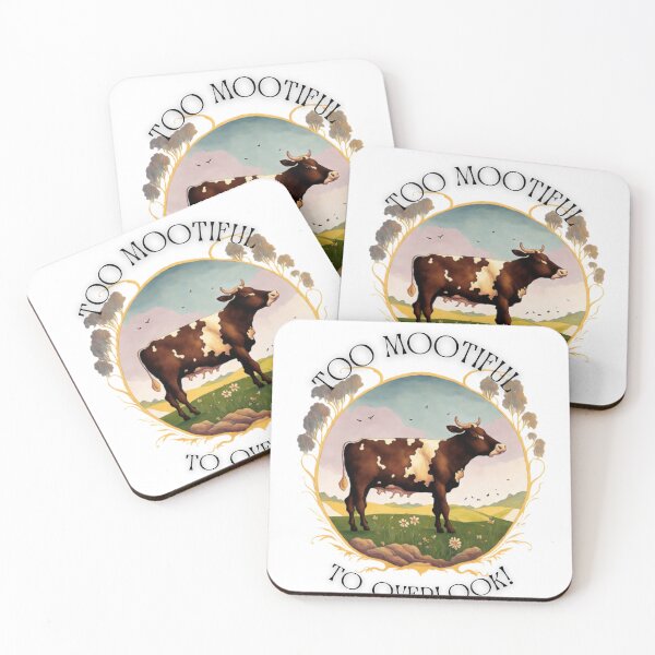 Item preview, too mootiful to overlook cow lover and farm lover designed and sold by Anna Sacha.