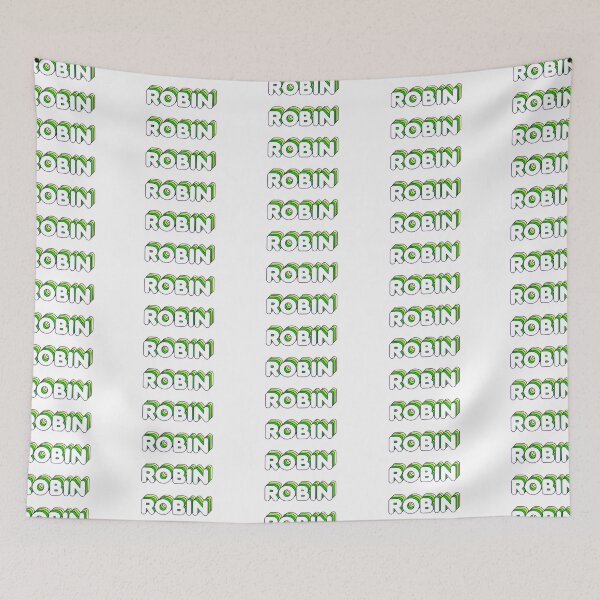 Item preview, Green Layers Robin Name Label designed and sold by NormadWorld.