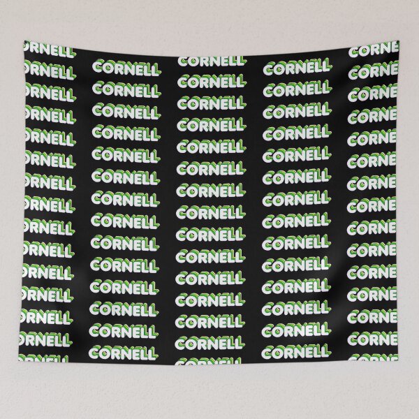 Item preview, Green Layers Cornell Name Label (Black) designed and sold by NormadWorld.