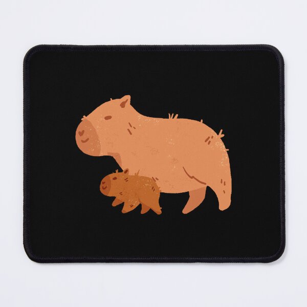 Item preview, Capybara Owner.Capybara mother with baby designed and sold by ridnaledesigner.