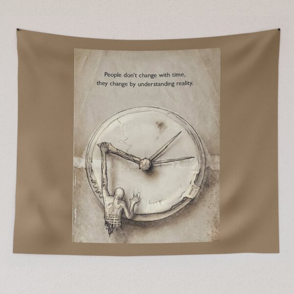 Item preview, time and tide wait for none designed and sold by ritusdesigns.