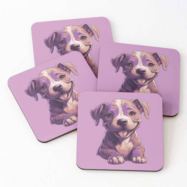 Item preview, Happy American Staffordshire Terrier puppy designed and sold by drizzd.