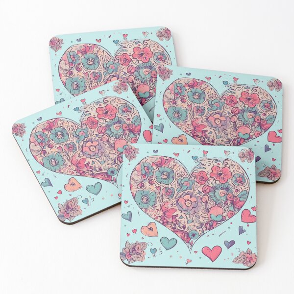 Item preview, Flowers and heart designed and sold by Just You Tee | Say It Loud, Wear It Proud.