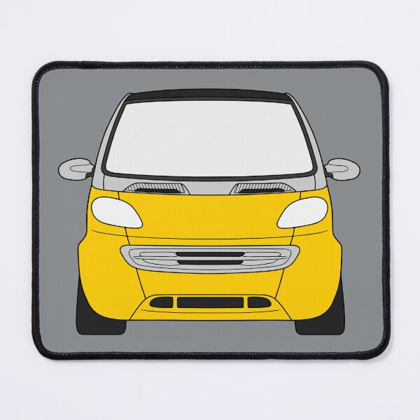 Item preview, Smart ForTwo hello yellow silver trim designed and sold by EdimDesign.