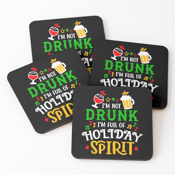Item preview, Im not drunk im full of holiday spirit designed and sold by hobbybox.