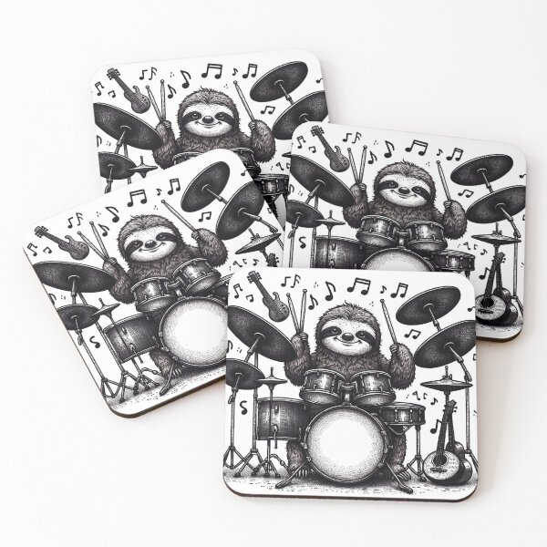 Item preview, #Music: Sloth Drummer designed and sold by USE-NAME.