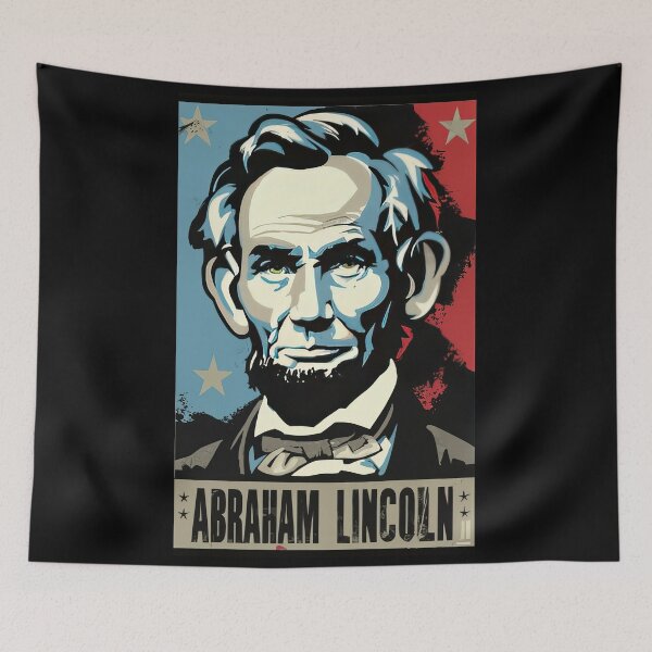 Item preview, Abraham Lincoln, Famous historical figures, High-Quality poster designed and sold by Emaga Digital Studio.